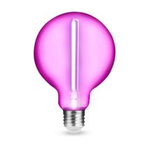 Lâmpada de Filamento Led G95 - Base E27 Bivolt Rosa Lâmpada de Filamento Led G95 - Base E27 Bivolt Rosa
