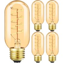 Lâmpada de filamento LED Leools Vintage T14 4W 2200K E26 120V 400LM Lâmpada de filamento LED Leools Vintage T14 4W 2200K E26 120V 400LM