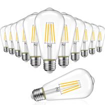 Lâmpada de filamento LED LVWIT ST21 7W (equivalente a 60W) 2700K, pacote com 12