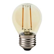 Lâmpada de filamento LED retro vintage bolinha G45 1,8W E27 Bivolt