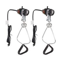 Lâmpada de fixação Simple Deluxe HIWKLTCLAMPSOCKETX2 150 W 1,8 m 2 unidades Lâmpada de fixação Simple Deluxe HIWKLTCLAMPSOCKETX2 150 W 1,8 m 2 unidades