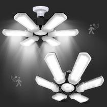 Lâmpada de garagem com sensor de movimento Fimilo 180W 18000LM, pacote com 2