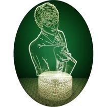 Lâmpada de ilusão 3D Harry Potter 7 cores LED