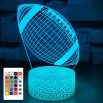 Lâmpada de ilusão 3D Night Light i-Chony Football, presente para crianças Lâmpada de ilusão 3D Night Light i-Chony Football, presente para crianças