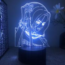 Lâmpada de ilusão LED 3D Nana Anime com 7 cores