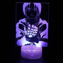 Lâmpada de ilusão LED 3D Night Light Fullmetals Alchemists Anime