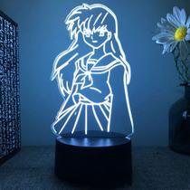 Lâmpada de ilusão LED 3D Night Light Inuyasha Inuyasha Lâmpada de ilusão LED 3D Night Light Inuyasha Inuyasha