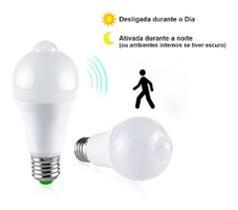 Lâmpada de LED 12W com sensor de movimento