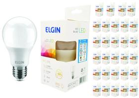 Lâmpada de Led 9w A60 Bivolt E27 Branco Quente 3000k 30Und