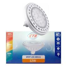 Lâmpada de Led AR111 12W 3000K GU10 Bivolt - CTB - BLS-12S-AR111-BQ