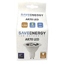 Lâmpada de Led AR70 4,8W 2700K 350lm - Save Energy - Bivolt - SE-100.1647