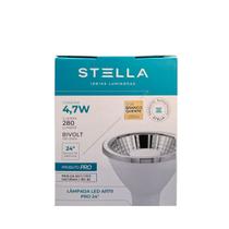 Lâmpada de Led AR70 PRO 4,7W 2700K 24 GU10 Bivolt - Stella - STL21413/27