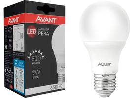 Lâmpada de LED Avant Branca E27 9W - 6500K Bulbo