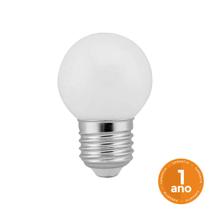 Lâmpada de LED Bolinha E27 Decoração Luz Amarela Branco Quente 2,5W - 3000K - 220v