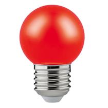 Lâmpada de led bolinha vermelho 1.2w 20lm biv e27 - cod. 7016135