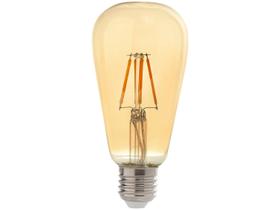 Lâmpada de LED Bulbo Kian E27 Âmbar 4W 2200K - ST64 Antique Nouveau Lâmpada de LED Bulbo Kian E27 Âmbar 4W 2200K - ST64 Antique Nouveau