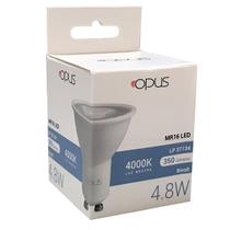 Lâmpada de Led Dicroica 4,8W 4000K GU10 Bivolt - Opus - LP37134