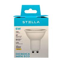 Lâmpada de Led Dicroica 6W 3000K 36 GU10 Bivolt - Stella - STH8535/30