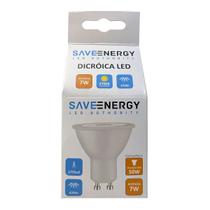 Lâmpada de Led Dicróica 7W 2700K GU10 Bivolt - Save Energy - SE-130.2989