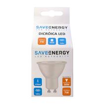 Lâmpada de Led Dicroica 7W 4000K 24 GU10 Bivolt - Save Energy - SE-130.2990