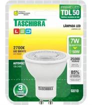 Lâmpada De Led Dicróica Mr16 Tdl 50 7W Gu10 2700K (4Un)