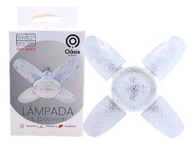 Lâmpada de LED Dobrável 4 Pétalas Super Branca 15W Lâmpada de LED Dobrável 4 Pétalas Super Branca 15W