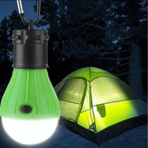 Lâmpada De LED Emergência À Prova D 'água Portátil De Camping A Pilha Com Gancho - FULLHOUSE