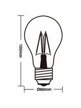 Lâmpada de Led Filamento Vintage A60 4w - Taschibra Lâmpada de Led Filamento Vintage A60 4w - Taschibra