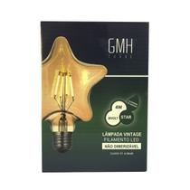 Lâmpada de Led Filamento Vintage Star (Estrela) 4W 2200K E27 - GMH - Bivolt