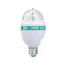 Lâmpada De Led Giratória Colorida 3w Rgb Balada DJ