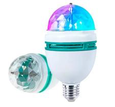 Lâmpada de Led Giratória Colorida RGB para Festas Boate - BJ8715