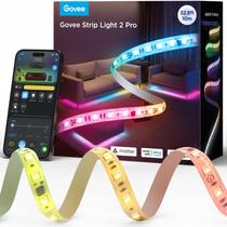 Lâmpada de LED Govee RGBIC Strip Light 2 Pro - 32,8 Pés Lâmpada de LED Govee RGBIC Strip Light 2 Pro - 32,8 Pés