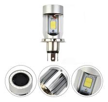 Lâmpada De Led H4 Com Angel Eye Para Farol De Moto Bivolt Lâmpada De Led H4 Com Angel Eye Para Farol De Moto Bivolt