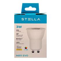 Lâmpada de Led Mini Dicroica 3W 3000K 36 IRC 95 GU10 Bivolt - Stella - STH20513/30