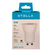 Lâmpada de Led Mini Dicroica 3W 4000K 36 IRC 95 GU10 Bivolt - Stella - STH20513/40