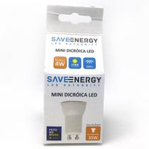 Lâmpada de Led Mini Dicroica 4W 2700K - Save Energy - Bivolt