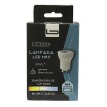Lâmpada de Led Mini Dicroica 4W 3000K Dimerizavel Bivolt - LEDPRO - LP215C