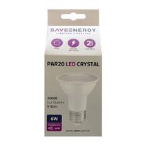 Lâmpada de Led PAR20 6W 3000K 36 E27 Bivolt - Save Energy - SE-110.3197
