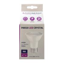 Lâmpada de Led PAR20 6W 4000K 36 E27 Bivolt - Save Energy - SE-110.3198