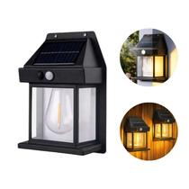 Lâmpada de Led Recarregável Energia Solar Sensor Movimento