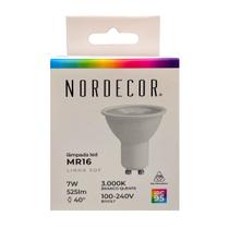 Lâmpada de Led Sof Dicroica 7W 3000K 40 IRC 95 GU10 Bivolt - Nordecor - 1123 Lâmpada de Led Sof Dicroica 7W 3000K 40 IRC 95 GU10 Bivolt - Nordecor - 1123