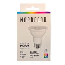 Lâmpada de Led Sof PAR20 7W 3000K 38 IRC 95 E27 Bivolt - Nordecor - 1128 Lâmpada de Led Sof PAR20 7W 3000K 38 IRC 95 E27 Bivolt - Nordecor - 1128