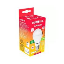 Lâmpada de Led Superled Bulbo 12W Bivolt 6500K Ourolux