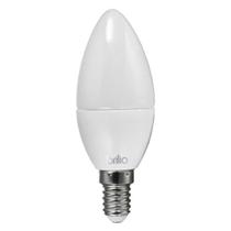 Lâmpada de Led Vela Lisa Leitosa E14 3W 2700K Bivolt - Brilia