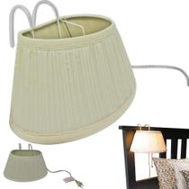 Lâmpada de leitura de cabeceira Evelots Soft Fabric Shade, pacote com 2