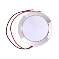 Lâmpada De Leitura LED Redonda 12V 200LM 1.8W Com Painel SMT 24 Para Teto De Motorhome, Barco, Lâmpada De Leitura LED Redonda 12V 200LM 1.8W Com Painel SMT 24 Para Teto De Motorhome, Barco,