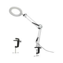 Lâmpada De Lupa Extra Longa Com 3 Seções E Luzes LED Em 3 Cores Para Leitura, Soldagem E Reparos