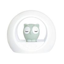 Lâmpada de luz noturna ativada por voz - Sleep Trainer, Grey Owl Lou by Zazu Kids