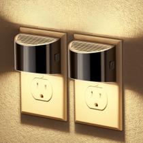 Lâmpada de luz noturna, conecte LED ao sensor de parede, do crepúsculo ao amanhecer