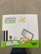 Lampada de mesa - carregamento usb - azul tiffany - Altomex - Altomex